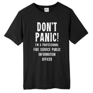 Fire Service Public Information Officer Tall Fusion ChromaSoft Performance T-Shirt