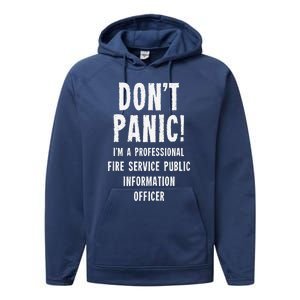 Fire Service Public Information Officer Performance Fleece Hoodie