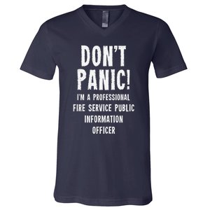 Fire Service Public Information Officer V-Neck T-Shirt