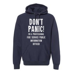 Fire Service Public Information Officer Premium Hoodie