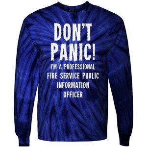 Fire Service Public Information Officer Tie-Dye Long Sleeve Shirt