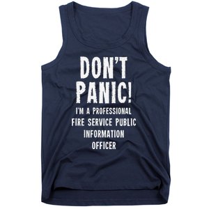 Fire Service Public Information Officer Tank Top