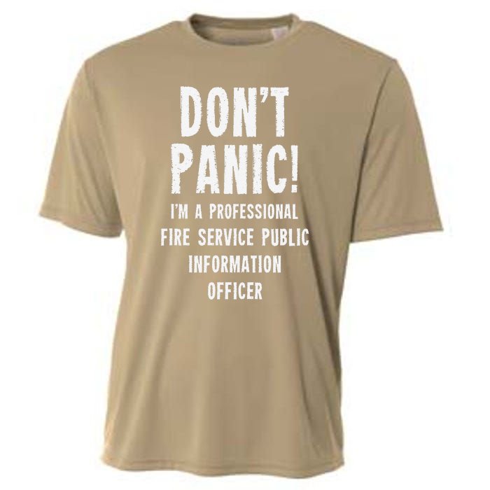 Fire Service Public Information Officer Cooling Performance Crew T-Shirt