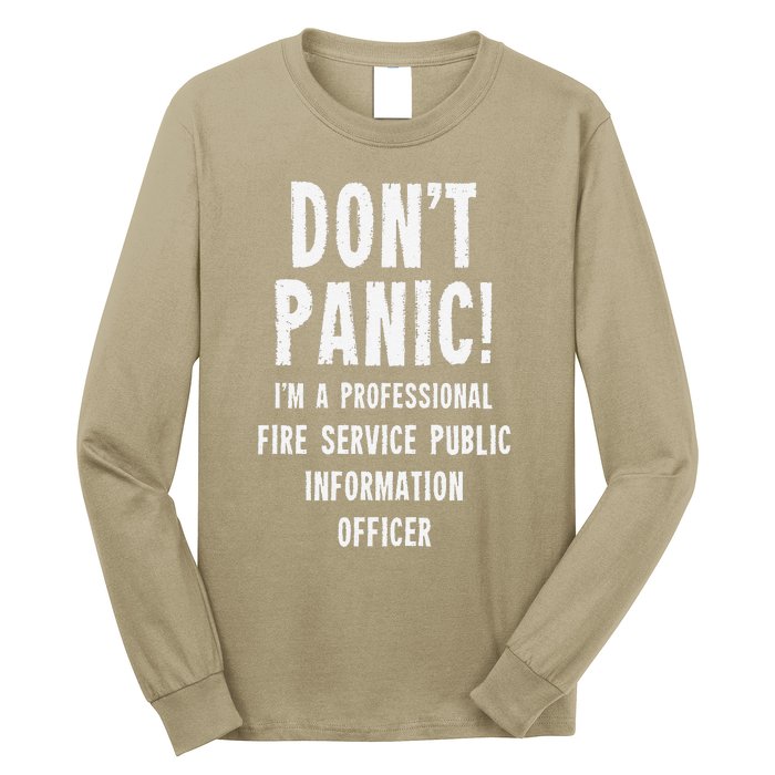 Fire Service Public Information Officer Long Sleeve Shirt