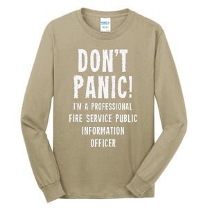 Fire Service Public Information Officer Tall Long Sleeve T-Shirt