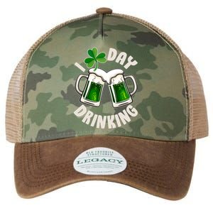 Funny St Patricks Day I Love Day Drinking Green Beer Legacy Tie Dye Trucker Hat