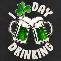 Funny St Patricks Day I Love Day Drinking Green Beer Cool Comfort Performance Bucket Hat