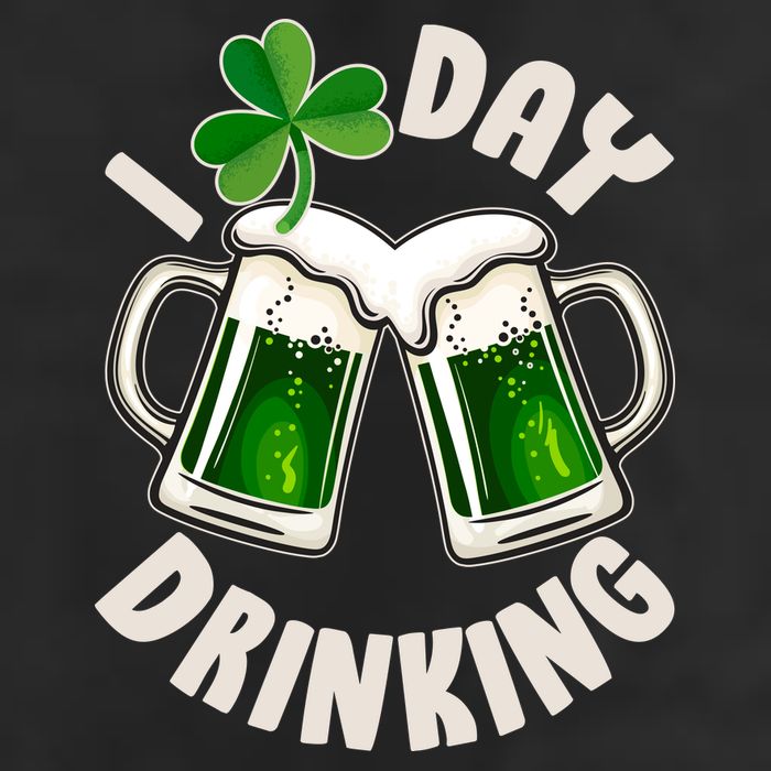 Funny St Patricks Day I Love Day Drinking Green Beer Cool Comfort Performance Bucket Hat