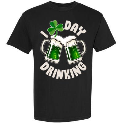 Funny St Patricks Day I Love Day Drinking Green Beer Garment-Dyed Heavyweight T-Shirt