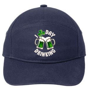 Funny St Patricks Day I Love Day Drinking Green Beer 7-Panel Snapback Hat