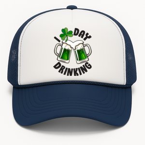 Funny St Patricks Day I Love Day Drinking Green Beer Trucker Hat