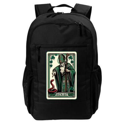 Funny St Patricks Day Tarot Card Gon Git St Patrick Vintage Daily Commute Backpack