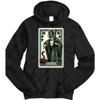 Funny St Patricks Day Tarot Card Gon Git St Patrick Vintage Tie Dye Hoodie