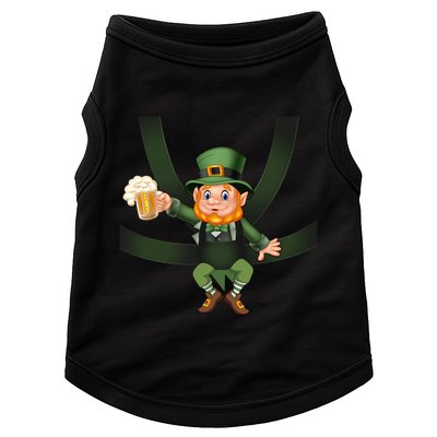 Funny St Patricks Day Leprechaun Beer In Baby Chest Carrier Doggie Tank
