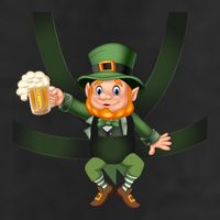 Funny St Patricks Day Leprechaun Beer In Baby Chest Carrier 15oz Campfire Ceramic Mug