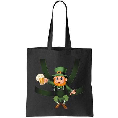 Funny St Patricks Day Leprechaun Beer In Baby Chest Carrier Bag