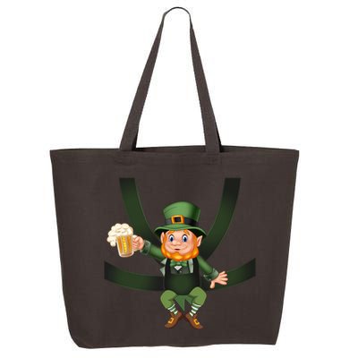 Funny St Patricks Day Leprechaun Beer In Baby Chest Carrier 25L Jumbo Tote