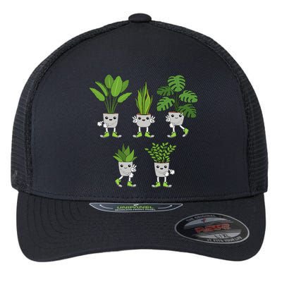 Funny Succulent Plant Lover Gardening Garden Flexfit Unipanel Trucker Cap