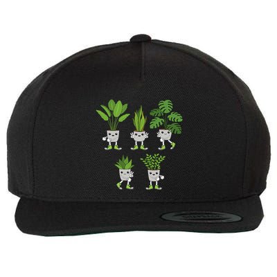 Funny Succulent Plant Lover Gardening Garden Wool Snapback Cap