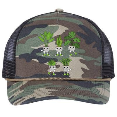 Funny Succulent Plant Lover Gardening Garden Retro Rope Trucker Hat Cap