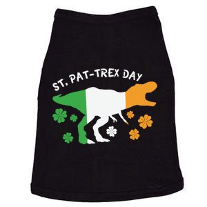 Funny St Pat Trex Day Doggie Tank