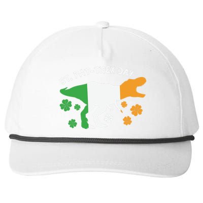 Funny St Pat Trex Day Snapback Five-Panel Rope Hat