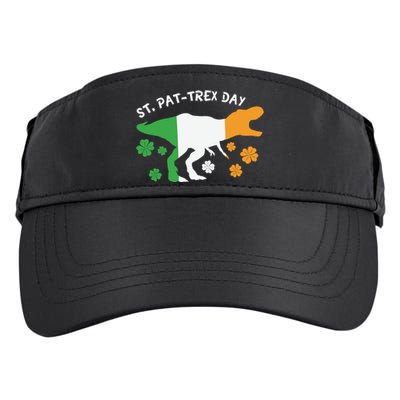 Funny St Pat Trex Day Adult Drive Performance Visor