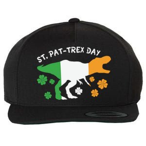 Funny St Pat Trex Day Wool Snapback Cap