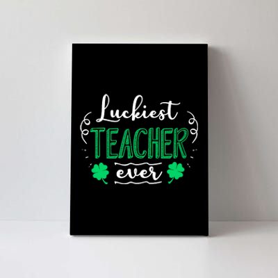 Funny St Patricks Day For Teacher Fun St Pattys Day Canvas