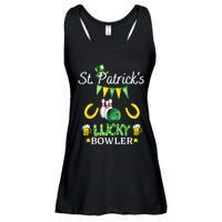 FUNNY SAINT PATRICK'S DAY GIFT FOR WHO LOVE BOWLING Ladies Essential Flowy Tank