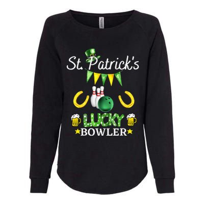 FUNNY SAINT PATRICK'S DAY GIFT FOR WHO LOVE BOWLING Womens California Wash Sweatshirt