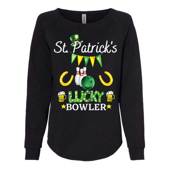 FUNNY SAINT PATRICK'S DAY GIFT FOR WHO LOVE BOWLING Womens California Wash Sweatshirt