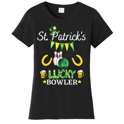 FUNNY SAINT PATRICK'S DAY GIFT FOR WHO LOVE BOWLING Women's T-Shirt