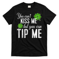 Funny St Patricks Day Waitress Bartender Waiter Tips T-Shirt