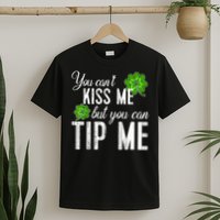 Funny St Patricks Day Waitress Bartender Waiter Tips T-Shirt