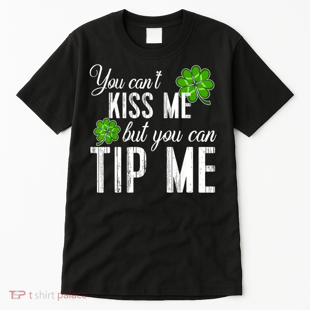 Funny St Patricks Day Waitress Bartender Waiter Tips Tall T-Shirt