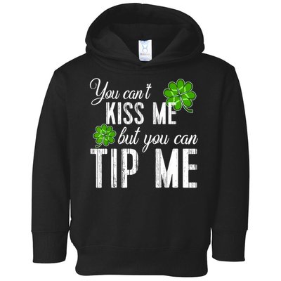 Funny St Patricks Day Waitress Bartender Waiter Tips Toddler Hoodie