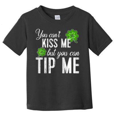 Funny St Patricks Day Waitress Bartender Waiter Tips Toddler T-Shirt