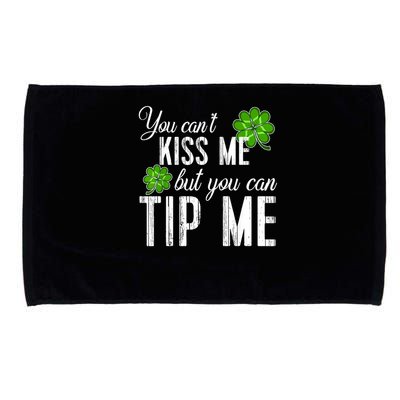 Funny St Patricks Day Waitress Bartender Waiter Tips Microfiber Hand Towel
