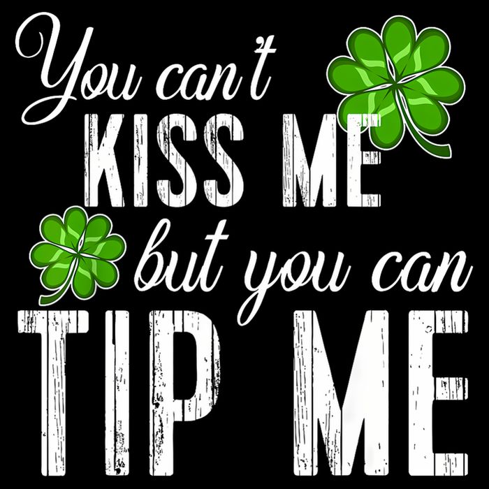 Funny St Patricks Day Waitress Bartender Waiter Tips Wool Snapback Cap