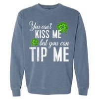 Funny St Patricks Day Waitress Bartender Waiter Tips Garment-Dyed Sweatshirt