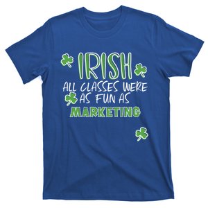 Funny St Patricks Day Marketing Teacher Student Irish Pun Cute Gift T-Shirt