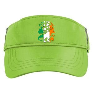 Funny St Patrex Day Happy St Patricks Day Trex Great Gift Adult Drive Performance Visor