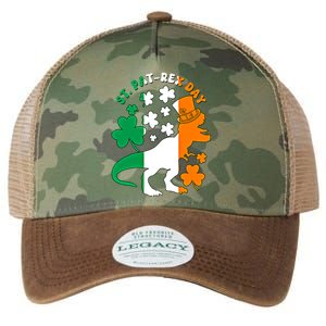 Funny St Patrex Day Happy St Patricks Day Trex Great Gift Legacy Tie Dye Trucker Hat