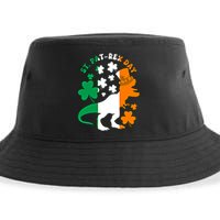 Funny St Patrex Day Happy St Patricks Day Trex Great Gift Sustainable Bucket Hat