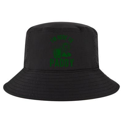 Funny St Patrick's Day Im Here To Paddy St Pats Gift Cool Comfort Performance Bucket Hat