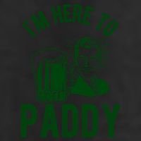 Funny St Patrick's Day Im Here To Paddy St Pats Gift 11oz C Handle Ceramic Mug