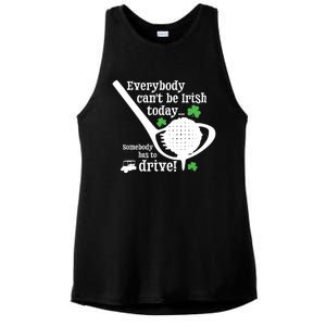 Funny St Patrick Day Golf Gift Funny Gift Ing Humor Irish Joke Gift Ladies PosiCharge Tri-Blend Wicking Tank