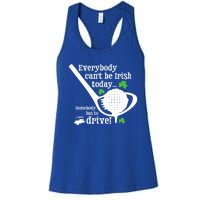 Funny St Patrick Day Golf Gift Funny Gift Ing Humor Irish Joke Gift Women's Racerback Tank