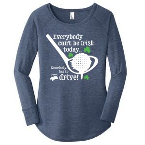 Funny St Patrick Day Golf Gift Funny Gift Ing Humor Irish Joke Gift Women's Perfect Tri Tunic Long Sleeve Shirt